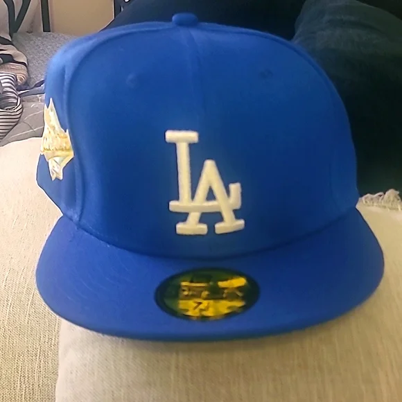 LA Dodgers 1988 WS New Era Baseball Cap, Color - blue, Size - 7 ⅛, Brand New! - Picture 1 of 5